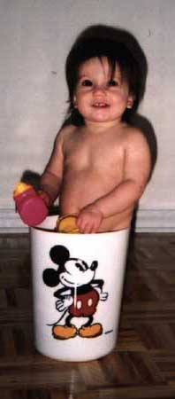 Evening in a bucket"
